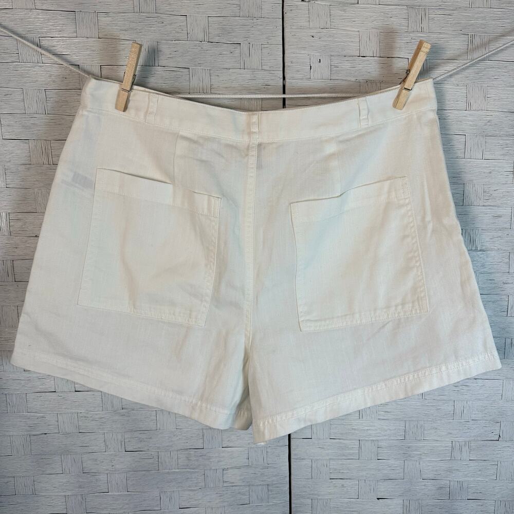 Universal thread cream, Bermuda shorts packets, high-rise nautical plus size - Picture 3 of 12